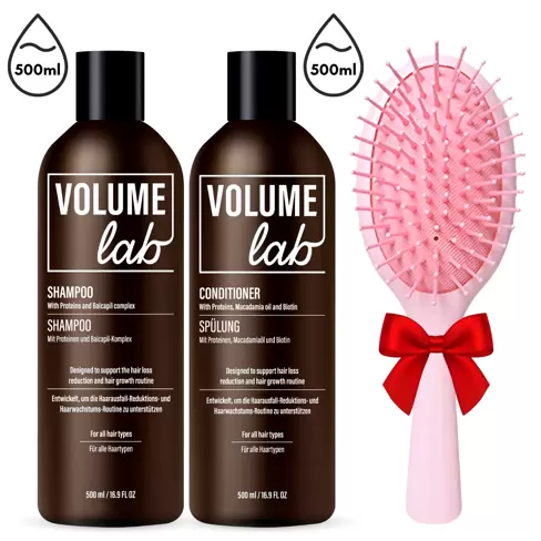 VOLUME LAB – Intenzivní obnovující a zvlhčující sada na vlasy (2x500ml)!